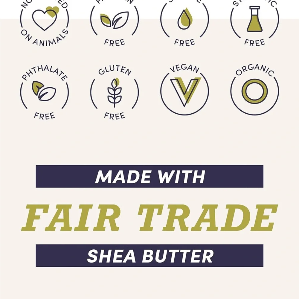 Eu'Genia Everyday Shea Butter (Lavender, 2oz) 100% Body Moisturizer